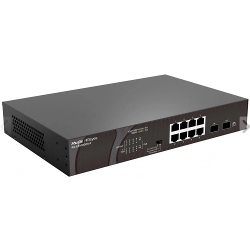 RUİJİE-REYEE RG-ES110GDS-P 8 PORT POE+ 10-100-1000MBPS 2 PORT SFP 120W