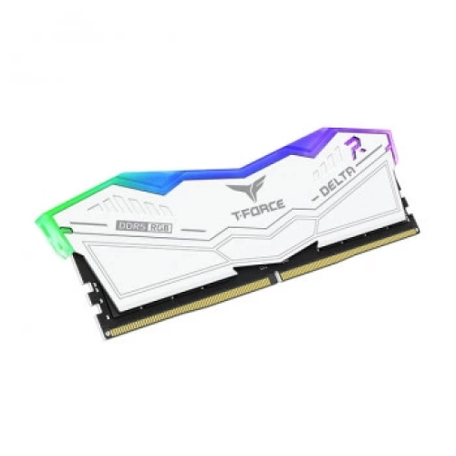 TEAM T-FORCE DELTA RGB WHİTE 32GB 2X16GB 6400MHZ DDR5 GAMİNG RAM CL40 (FF4D532G6400HC40BDC01)