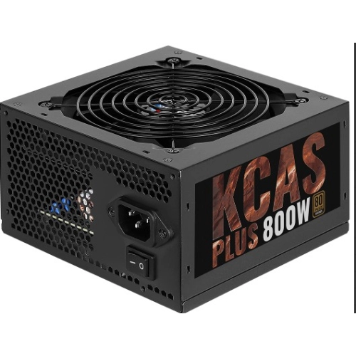 AEROCOOL KCAS PLUS 800W 80PLUS BRONZE SERTİFİKALI 66A SİNGLE RAİL GÜÇ KAYNAĞI