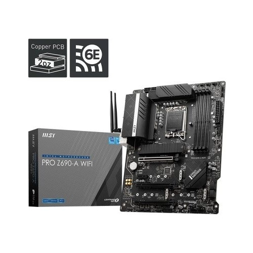 MSİ PRO Z690-A DDR4 5200MHZ(OC) DDR4 SOKET 1700 M.2 HDMİ DP ATX ANAKART