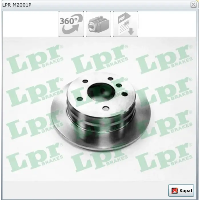 FREN DİSKİ ARKA MERCEDES A SERİSİ W168 (97-04) VANEO 414 (02-05) DÜZ 258MM