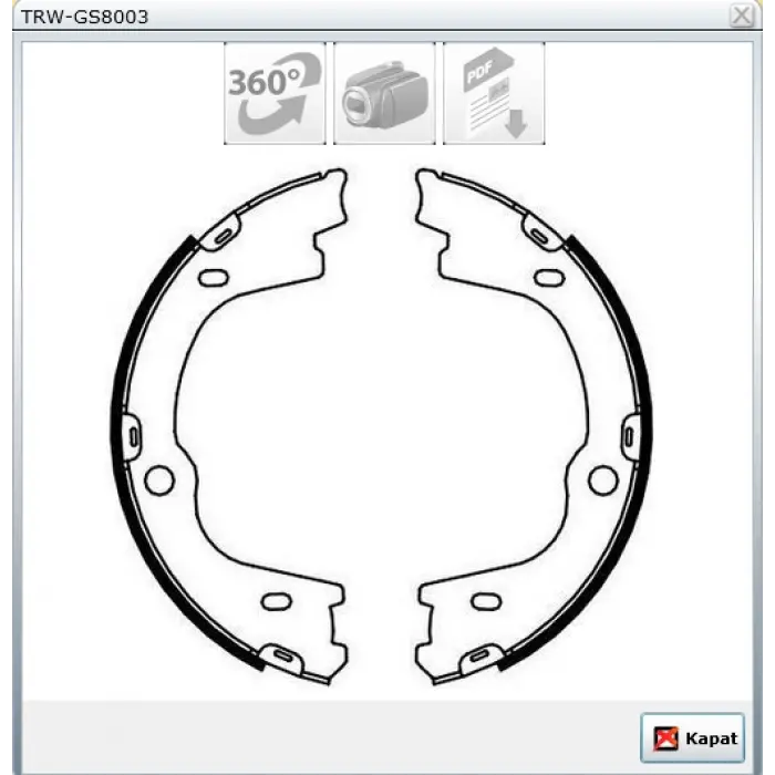 EL FREN BALATASI HYUNDAİ H1 / STAREX 08>  İX55 010> 212X37MM