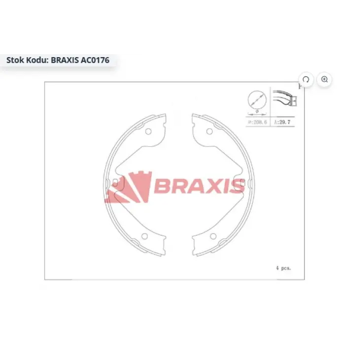 EL FREN BALATASI TOUAREG-CAYENNE  (02-10) RANGEROVER (02-12) Q7 (06-15) GL SERİ X164 (06>) M SERİ W164 (05-11) 210X30 MM