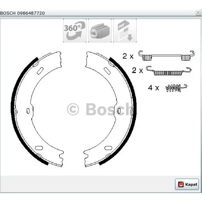 EL FREN BALATASI CRAFTER (06-16) SPRINTER W906 (06-18) SPRINTER W907 (018>) TEKTEKER 180X25 MM  YAY TAKIMLI