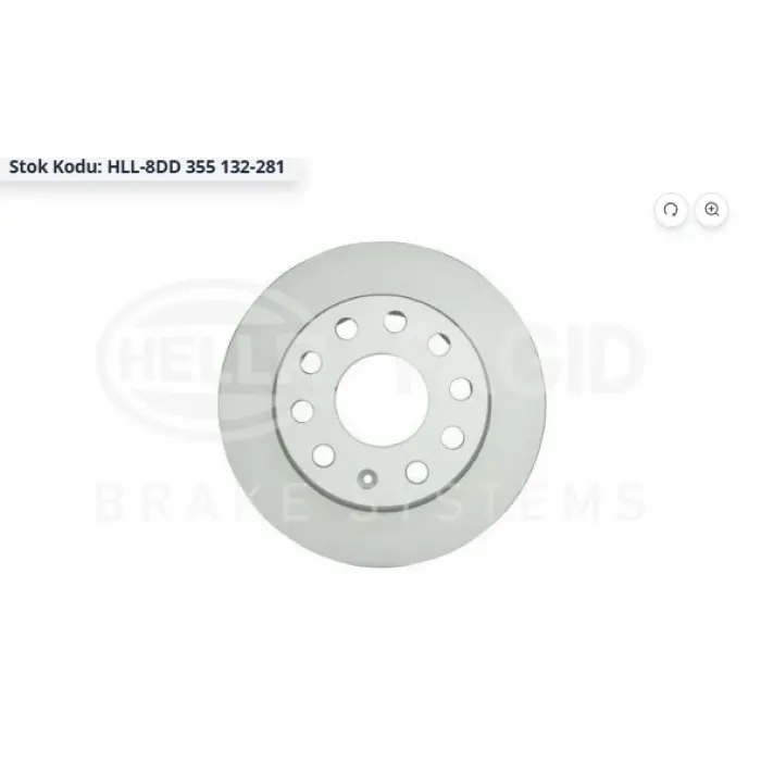 FREN DİSKİ ARKA SKODA OCTAVIA 1.5TSİ-1.6TDİ (2018>) DÜZ 253MM