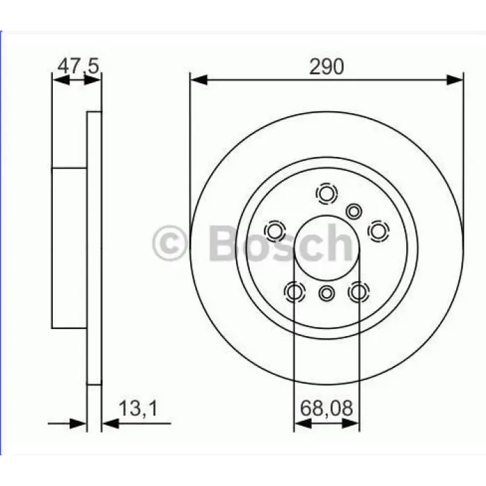 FREN DİSKİ ARKA KADJAR (2015>) QASHQAİ J11 (2013>) X-TRAIL (2013>) DÜZ 289MM