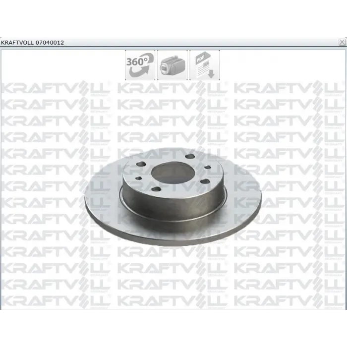 FREN DİSKİ ÖN M131 DKS 1600 (87-02) SLX BÜYÜK TİP DÜZ 240MM