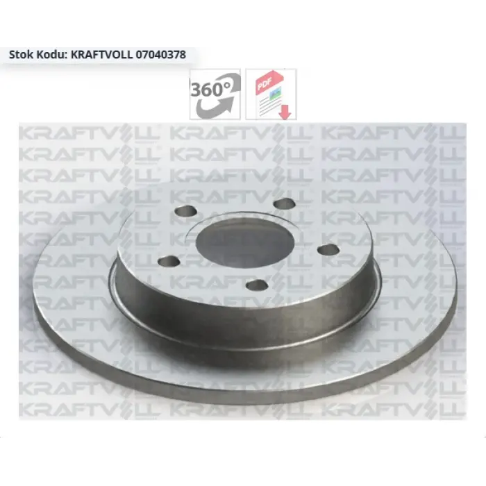 FREN DİSKİ ARKA FORD FOCUS III  (2011>) DÜZ 271MM