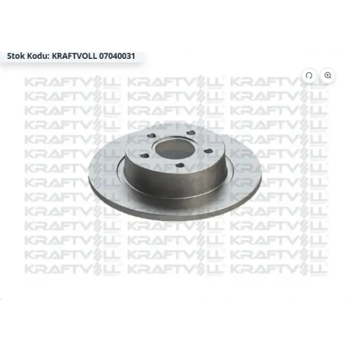 FREN DİSKİ ARKA FORD TRANSİT CONNECT (2002-2013) TOURNEO CONNECT (2002-2013) DÜZ 278MM