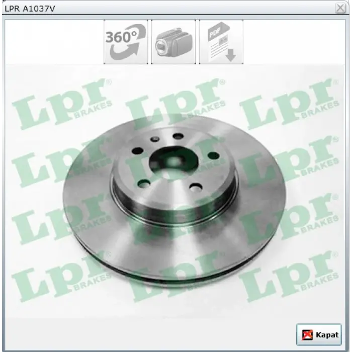 FREN DİSKİ ÖN AUDI A4 (07-15) A5 (09-16) A5 (2016>) HAVALI 314MM