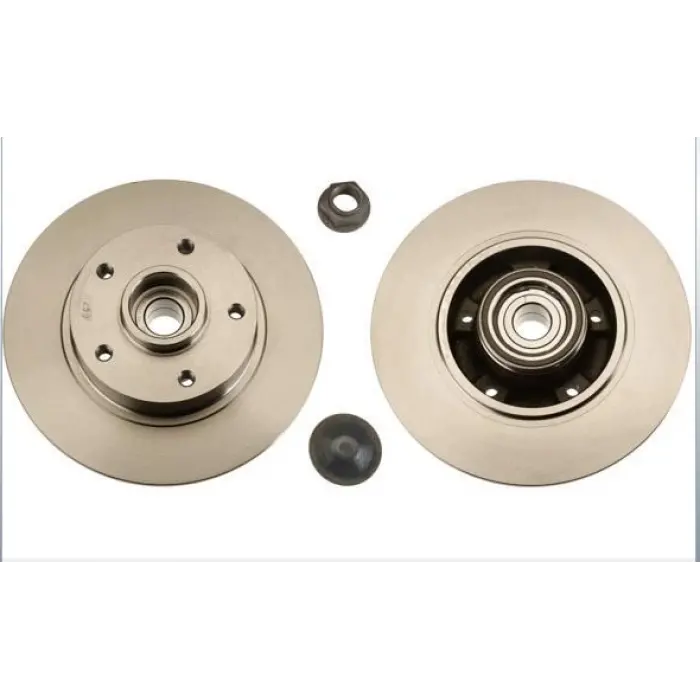 FREN DİSKİ ARKA RULMANLI ABSLİ  MEGANE III (08>) SCENIC III (09>) GRAND SCENIC III (09>) CLIO IV (12>) ELEKTRONİK PARK FRENLİ ARAÇLAR DÜZ 260MM