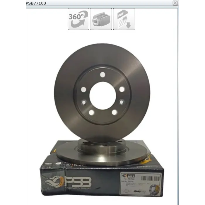 FREN DİSKİ ARKA P2008 II (19>) GRANDLAND X (17>) RIFTER-PARTNER-BERLINGO-COMBO E-C4 SPACETOURER (18>) P5008-P3008 (16>) P308 II (13>) DÜZ 268MM
