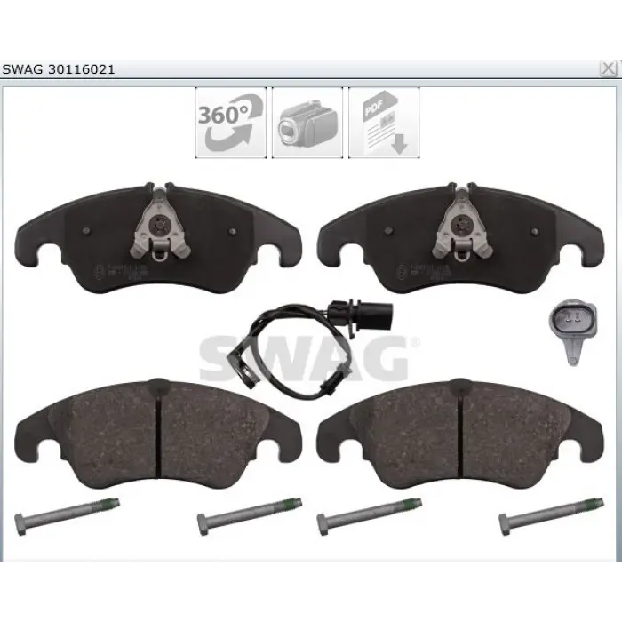 FREN BALATA ÖN FİŞLİ A4 (8K2,B8) 2.0 TFSI-2.0TDİ 2007-2015/ A5 (8T3) 3.0 TDI-3.2FSİ 2007-2017/ A6 (4G2,C7) 2.0 TDI-2.0 TFSİ 2010>/ Q5 (8R) 2.0 TDI-2.0TFSİ 2008>