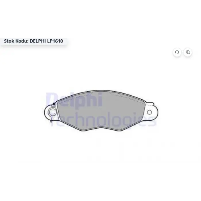 FREN BALATASI ÖN RENAULT KANGOO 1.9D/1.5DCİ  (98-08) CITROEN  XSARA 1.4/1.5 (97-05)