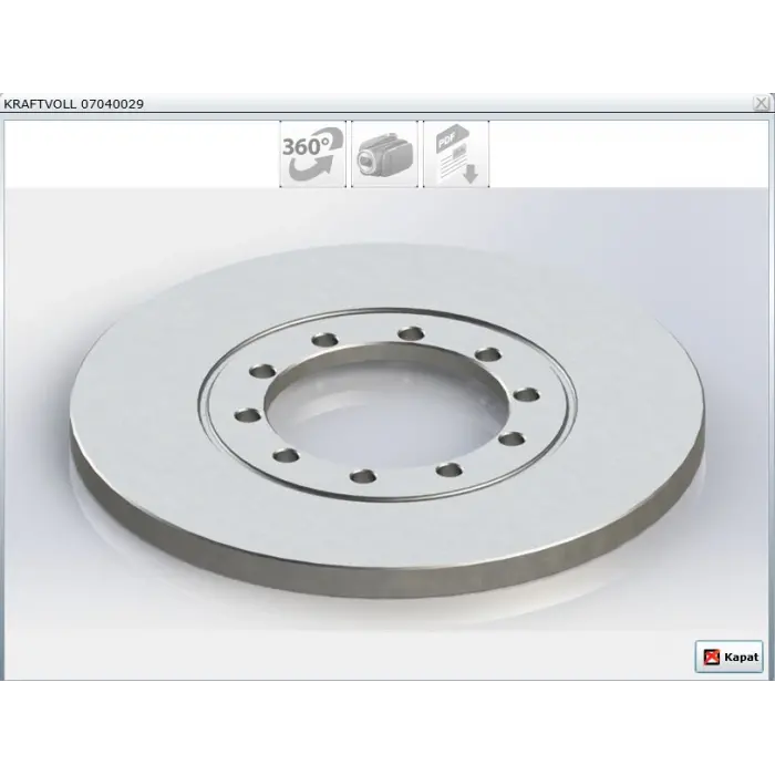 FREN DİSKİ ARKA FORD TRANSİT V-347 (2006>) DÜZ 280MM ÖN-ARKA ÇEKER