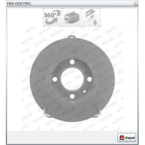 FREN DİSKİ ÖN POLO (94-99) POLO (99-01) AROSA (97-04) DÜZ 239MM