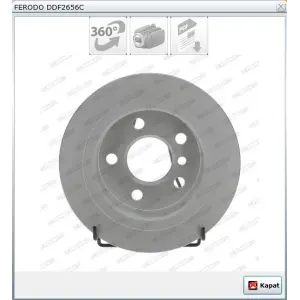 FREN DİSKİ ARKA MINI F55 (14>) R56 (06-13) R57 (07-15) DÜZ 259MM