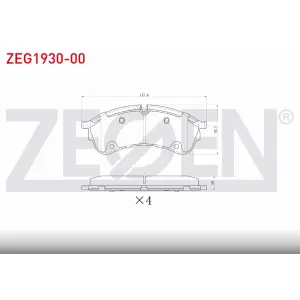 FREN BALATASI ÖN VW CRAFTER (SY_SZ) 2.0 TDI 2018> UZUN ŞASİ ÇİFTTEKER /MAN TGE 2.0TDİ 016>