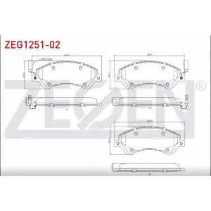 FREN BALATASI ÖN FİŞLİ FORD TRANSİT V347 ÖNDEN ÇEKER 06-14
