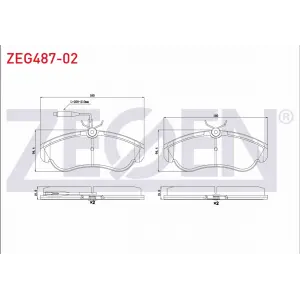 FREN BALATASI ÖN FİŞLİ DUCATO I-BOXER I-JUMPER I  94-02  18Q
