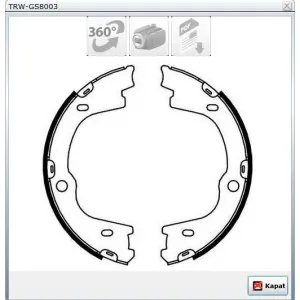 EL FREN BALATASI HYUNDAİ H1 / STAREX 08>  İX55 010> 212X37MM