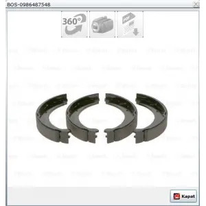 EL FREN BALATASI VOLVO 850 (91-97) C70 I (97-05) S70 (96-00) V70 I (96-00)