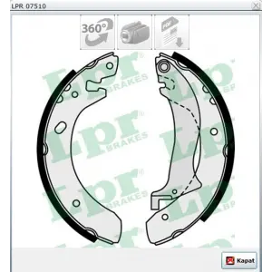 ARKA PABUÇLU BALATA LANDROVER FREELANDER (1998-2006)  254X38MM