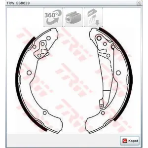 PABUÇLU BALATA ARKA BEETLE (2011>) JETTA IV (2011>) POLO (2009>) INCA (95-03) OCTAVIA (96-04) ROOMSTER (06-15) CADDY II (95-04) 230X32MM