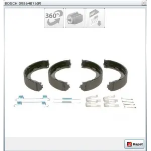 EL FREN BALATASI MERCEDES W163 (98-05) CHRYSLER 300C (2010>) CHRYSLER 300C LX (04-10) 184X31MM
