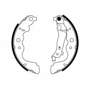 PABUÇLU BALATA ARKA CAPTUR (13>) CLIO IV-SYMBOL-LODGY-DOKKER-SANDERO II-LOGAN (2012>) DUSTER (10>)  LOGAN (04-10)  LOGAN MCV (07-13) MCV (13>)  DOKKER (19>)  228.6X42MM