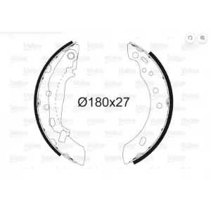 PABUÇLU BALATA ARKA NISSAN MICRA II (92-03) 180X25 MM