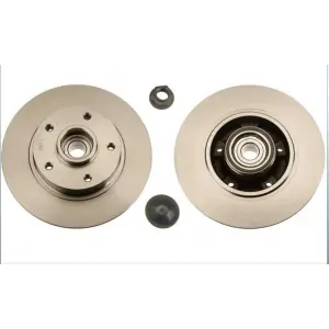 FREN DİSKİ ARKA RULMANLI ABSLİ  MEGANE III (08>) SCENIC III (09>) GRAND SCENIC III (09>) CLIO IV (12>) ELEKTRONİK PARK FRENLİ ARAÇLAR DÜZ 260MM