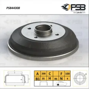 FREN KAMPANASI ARKA CORSA B (93-02) CORSA C (00-09) ÇAP 201MM