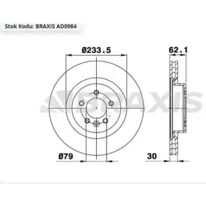 FREN DİSKİ ÖN DISCOVERY IV (2009>) RANGEROVER III (2002-2012) RANGEROVERSPORT (2005-2013) HAVALI 360MM
