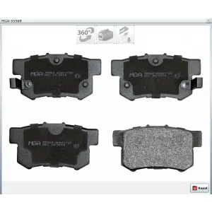 FREN BALATASI  ARKA CIVIC VIII 1.6 VTEC(05-12)/ACCORD V 1.6-2.2i ES(93-97)/ACCORD VI 1.6i-2.0(97-03)/S2000 2.0 V-TEC 1999>/ INTEGRA 1.8 TYPER(93-01) /CRV(01-07)/FRV 04>ROVER 600 (94-00)