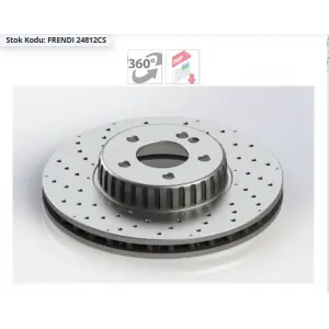 FREN DİSKİ ÖN MERCEDES C SERİ A205 (16>) C205 (15>) S205 (14>) W205 (14>) KARBONLU HAVA KANALLI PERFORMANS DELİKLİ 318MM