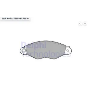 FREN BALATASI ÖN RENAULT KANGOO 1.9D/1.5DCİ  (98-08) CITROEN  XSARA 1.4/1.5 (97-05)