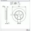 FREN DİSKİ ARKA TOYOTA AURIS (06-12) AURIS (012>) / COROLLA (07-12) COROLLA 1.4 D4D (13-18) DÜZ 270MM