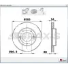 FREN DİSKİ ÖN KİA SORENTO I (2002-2010) HAVALI 302MM