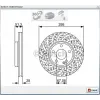 FREN DİSKİ ÖN MERCEDES  A SERİ W176 012> B SERİ W246 011> CLA SERİ C117  015>GLA SERİ X156  013> HAVALI PERFORMANS DELİKLİ 295MM