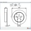 FREN DİSKİ ARKA COROLLA VERSO (01-04) VERSO (04-09) DÜZ 290MM
