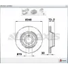 FREN DİSKİ ÖN BMW 3 SERİ E90 (05-11) E91 (04-12) E92 (06-13) E93 (06-13) X1 E84 (09-15) HAVALI 348MM