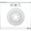 FREN DİSKİ ÖN BMW X3 E83 (03-11) X5 E53 (00-06) HAVALI 332MM