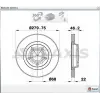 FREN DİSKİ ÖN PASSAT (96-01) PASSAT (00-05) EXEO (08>) A4 (94-01) A4 (00-04) A4 (04-08) HAVALI 280MM