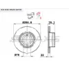 FREN DİSKİ ÖN HAVALI  BMW  5SERİSİ E39 (95-03) 296MM