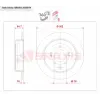 FREN DİSKİ ARKA HYUNDAİ TUCSON (2015>) KİA SPORTAGE (2015>) DÜZ 302MM ELEKTRONİK PARK FRENSİZ ARAÇLAR