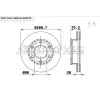 FREN DİSKİ ÖN HAVALI MAZDA B2500 2.5D BT50 4X4 (05-11) FORD RANGER (2005>) 289MM 6 BİJON