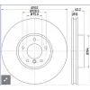 FREN DİSKİ ÖN BMW X5 E70 (07-13) X5 (F15 F85) 2013> X6 (E71 E72) (2008-2014) HAVALI 332MM