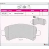 FREN BALATA ARKA ÇİFTFİŞLİ  FIAT DUCATO 2.0 MJT 2014- / FIAT DUCATO 2.3 MJT 2014-