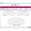 FREN BALATASI ARKA  MITSUBISHI CANTER 300 (12>) A35 (13>) B75L (12>) B25 (15>) B85 813>)